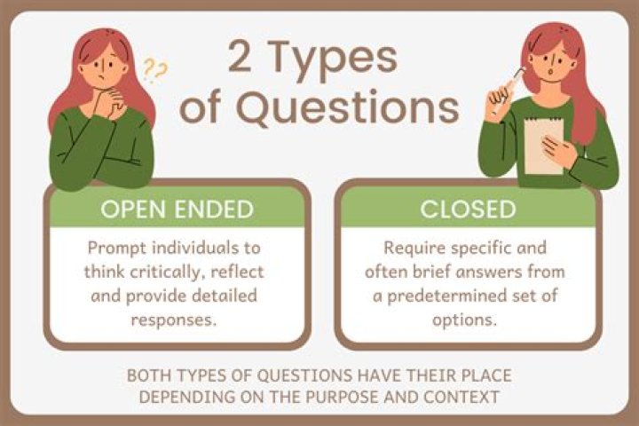 How do you ask closed-ended questions?