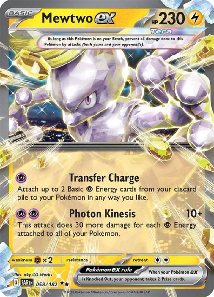 How much damage does Mewtwo ex do?