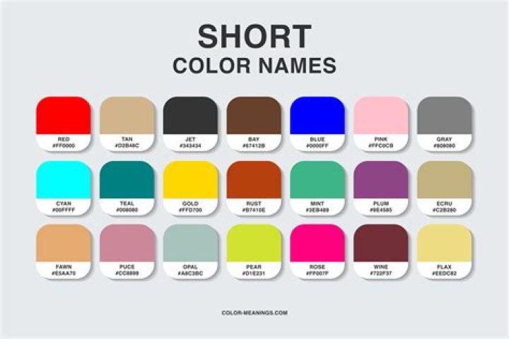 What is a color guide called?